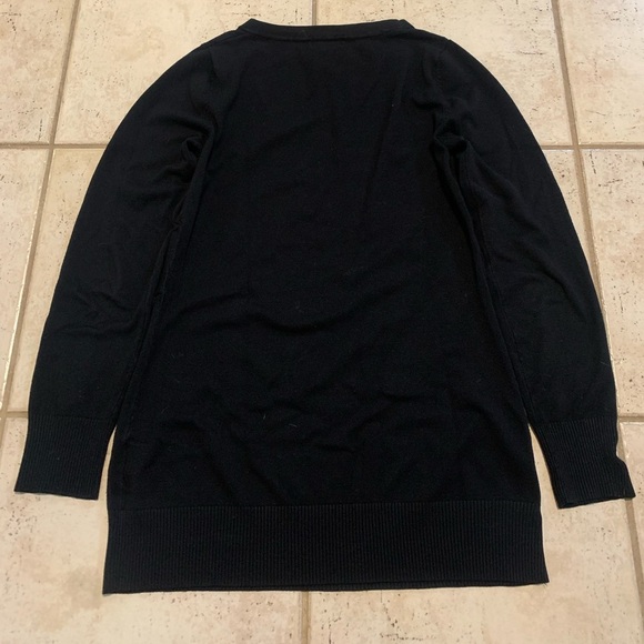 Eclipse Black Crossover V-Neck Long Sleeve Sweater - Women's M - Picture 5 of 7